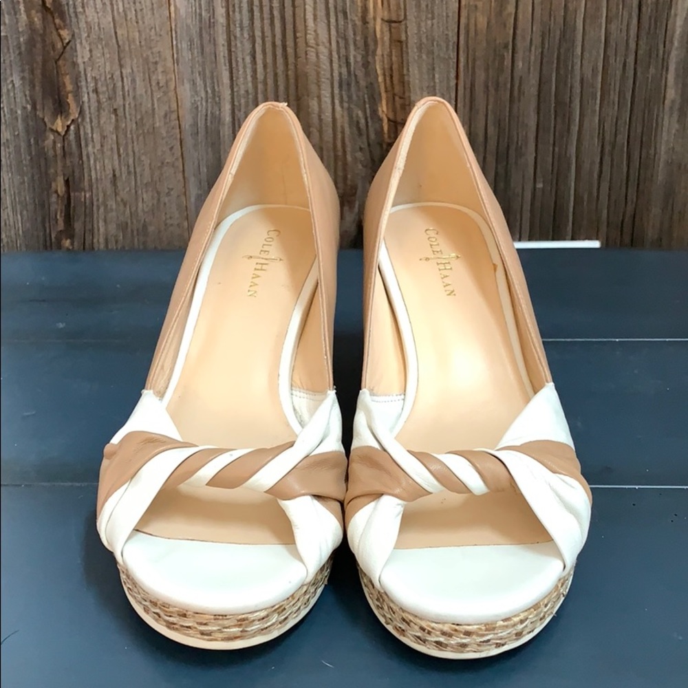 Cole Haan Ava Open Toed Wedges